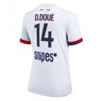 Maglia Calcio Paris Saint-Germain Desire Doue #14 Seconda Divisa Donna 2025-26 Manica Corta